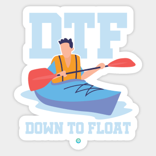 Kayak Canoe Canoeing Kayaking Rafting Gift Idea Sticker